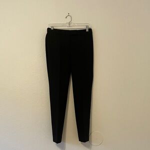 Black Talbots High-Waist Straight Pants